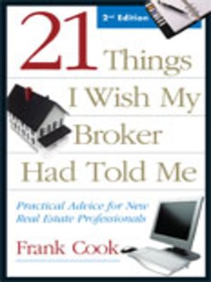 cover image of 21 Things I Wish My Broker Had Told Me